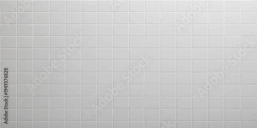 Seamless white squared paper background featuring a blank grid pattern on a textured notebook page sheet for business design and graph illustrations