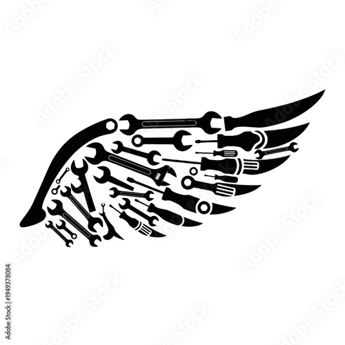 Mechanical Wing of Innovation: A Technological Feathered Concept.