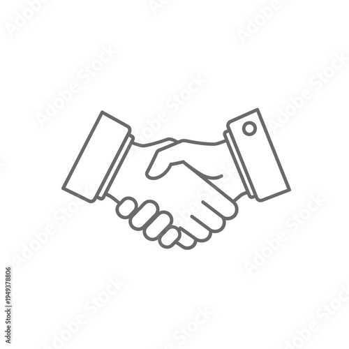 Handshake Business Partnership Agreement.