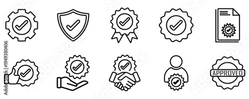 Trust, Quality, and Customer Experience Icons