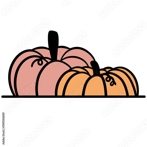 Pumpkin Border Frame