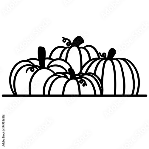 Pumpkin Border Frame