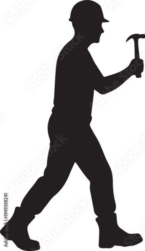 builder using hammer