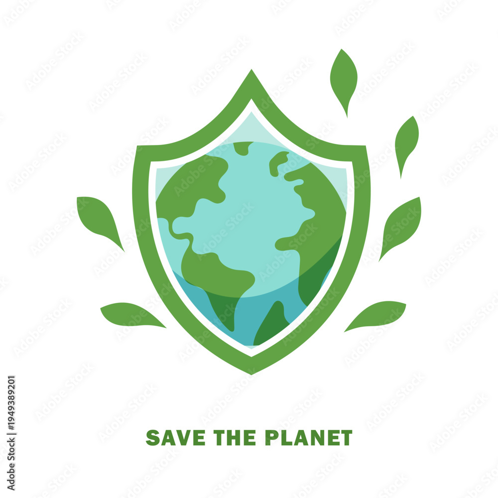 Fototapeta premium World environment day banner. Vector illustrations for graphic and web design, business presentation, marketing and print material.Earth day 