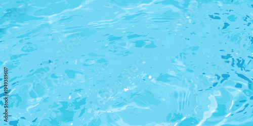 Abstract light blue water surface with subtle wave patterns and reflections