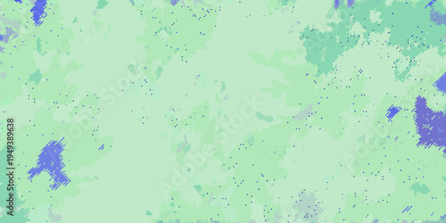 Abstract background with scattered dark blue dots on a light green field