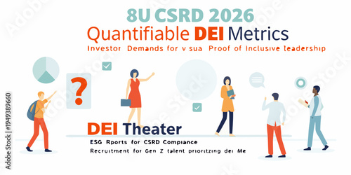 Diversity equity and inclusion metrics discussed by a professional group