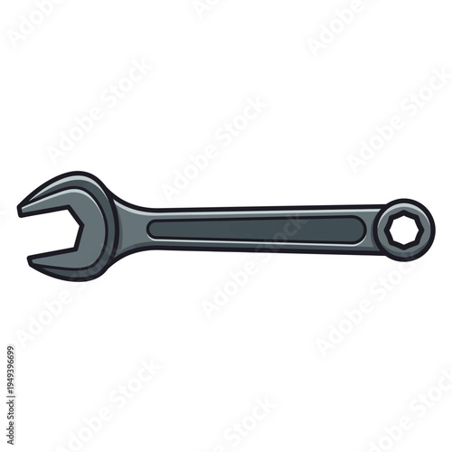 Adjustable Wrench Tool Metalwork Equipment.