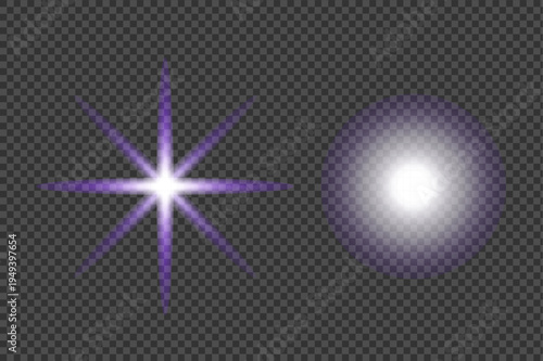 Astronomical objects with starburst and diffuse emission