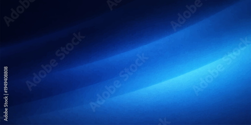 Blue abstract background with glowing rays and flowing energy design