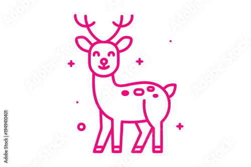 Fluffy cloud character with closed eyes and smile, simple line art cartoon