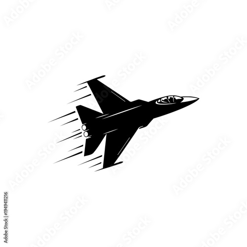 Fighter Jet Airplane Military Aircraft.