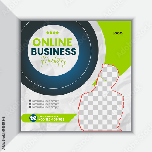 Business social media post 