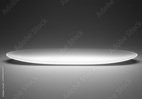 Abstract background showing pure white light spreading evenly across a blank, smooth, translucent surface creating a soft glow, simple, spread, abstract