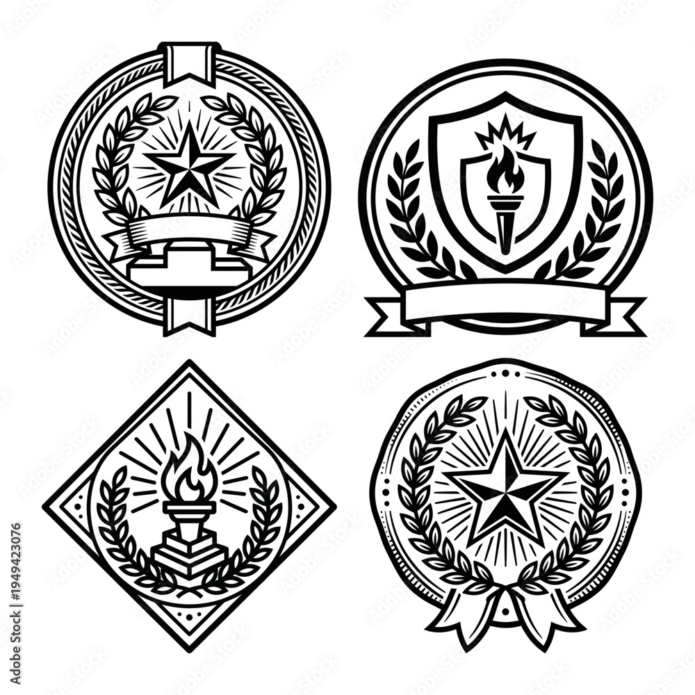 Obraz premium STEM innovation and science technology icon bundle