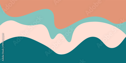 Image presentation colorful abstract background with dynamic wavy shapes, it can be used for advertising, marketing, presentation, business, wallpaper, vector, , smooth pattern