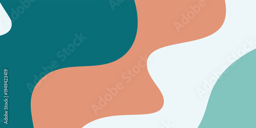 Image presentation colorful abstract background with dynamic wavy shapes, it can be used for advertising, marketing, presentation, business, wallpaper, vector, , smooth pattern