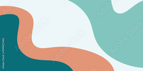 Image presentation colorful abstract background with dynamic wavy shapes, it can be used for advertising, marketing, presentation, business, wallpaper, vector, , smooth pattern