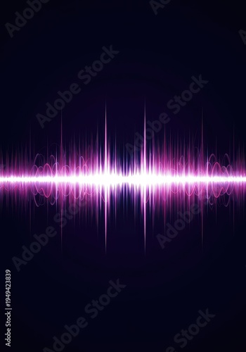 Abstract sound wave visualization creating a dynamic, pulsating rhythm background suitable for digital music covers or concert graphics, colorful, audio, graphic