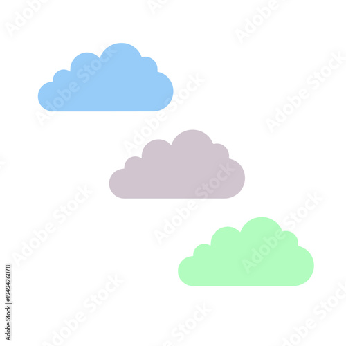 Colorful clouds in the sky.