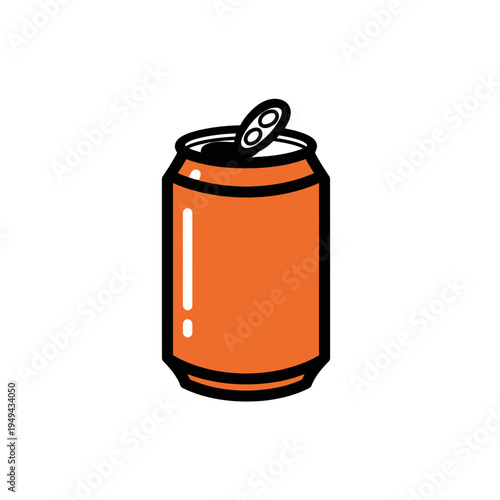 Orange Can Icon