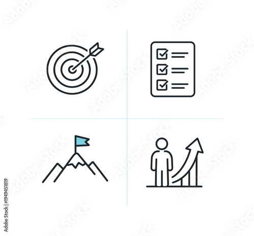 Personal goal setting and structured life planning where individuals define ambitions, track milestones, stay motivated, and achieve long term personal progress through organized