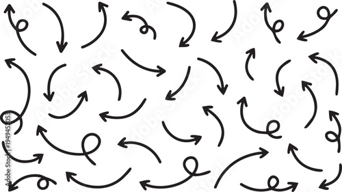 Directional Arrows: A collection of various arrows, offering diverse directional choices for navigation and conceptual representation.