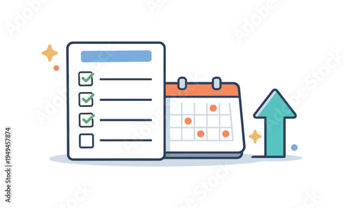 Digital habit tracking and consistent self improvement in a modern productivity focused lifestyle where individuals monitor progress and maintain structured daily routines, a