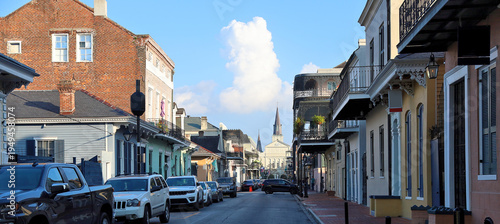 Photos New Orleans French Quarter: Orleans Street looking towards the St