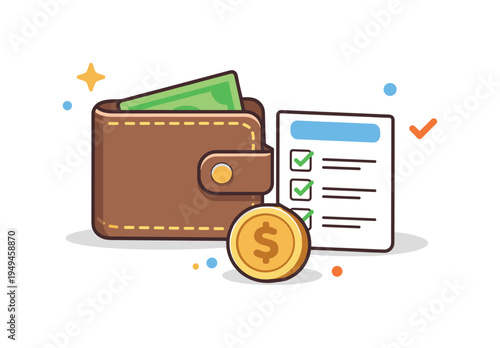 Personal financial budgeting and expense awareness in everyday digital life where individuals organize spending and maintain stability through clear financial planning tools, a