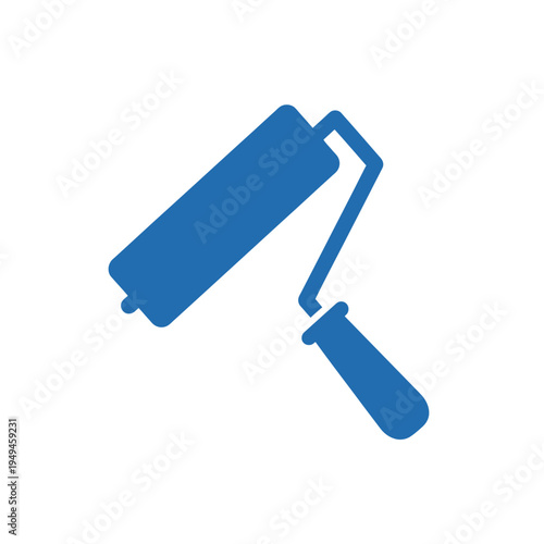 paint roller isolated on white background