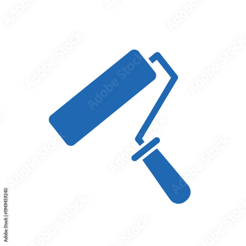 paint roller vector illustration