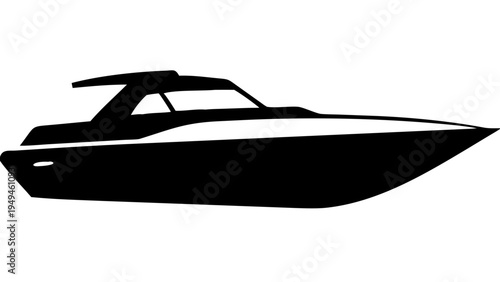 Yacht boat vector illustration