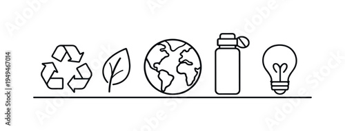 Sustainable lifestyle awareness and environmentally responsible habits encouraging individuals to reduce waste and support long term ecological balance in everyday life, recycling