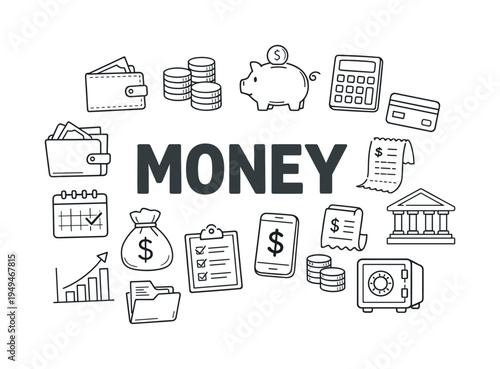 Personal financial literacy and smart money management concept focused on budgeting expenses, tracking savings and building responsible habits for long-term financial stability