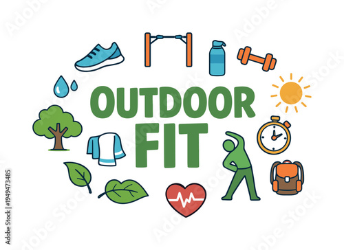 Healthy outdoor fitness lifestyle focused on bodyweight exercise, fresh air training, and maintaining physical strength through active movement in natural environments. OUTDOOR