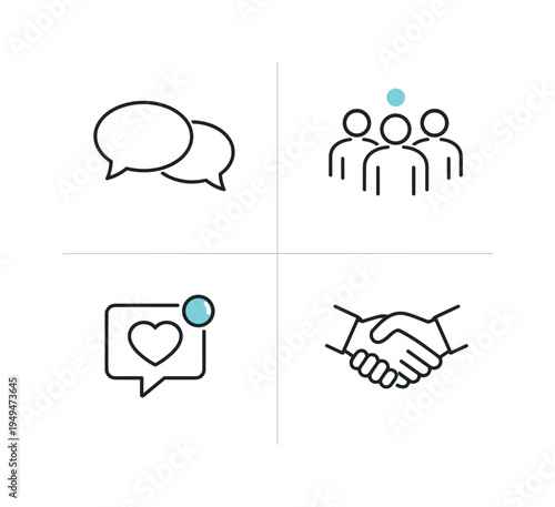 Online community engagement and positive digital interaction where users share ideas, participate in discussions, support collaboration, and build meaningful connections across