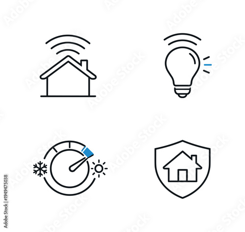 Smart home automation and connected household technology improving everyday living where residents control lighting, manage temperature, monitor security, and automate appliances