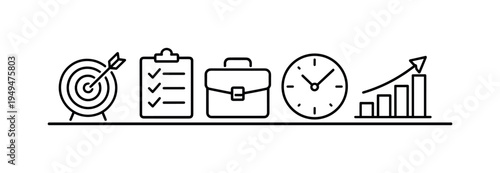 Strategic planning and goal management helping professionals define priorities, track milestones, and move projects toward measurable business outcomes in modern work environments