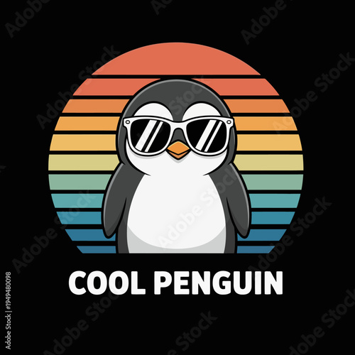 Cool Penguin Wearing Shades.