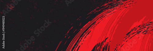 Abstract dark red speed light tail on black background. modern vector