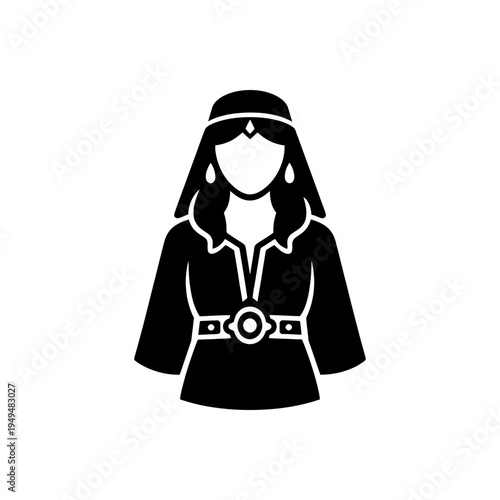 Georgian Traditional Women's Kartuli Icon