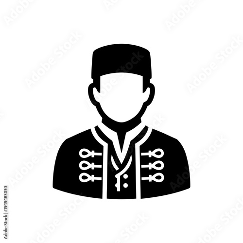 Ottoman Balkan Traditional Men's Icon