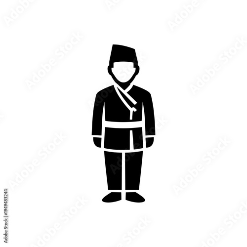 Turkish Traditional Male Folk Icon