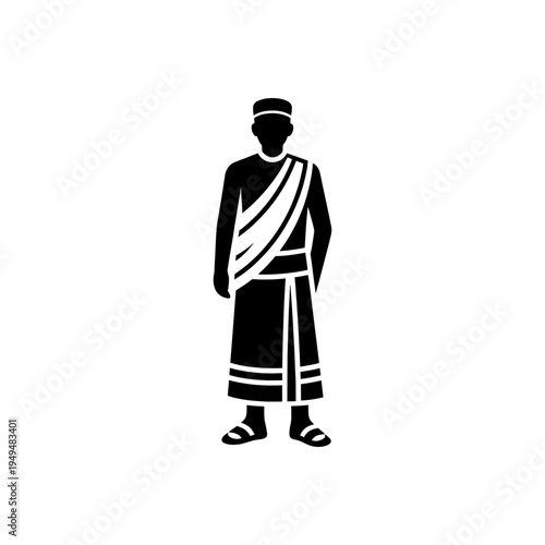South Asian Indian Dhoti Icon