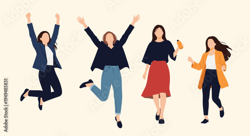 Friendly young woman with a finger over her mouth makes a shh silence gesture against a playful blue and yellow circular background.