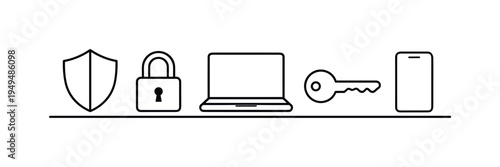 Digital security awareness and responsible password protection helping individuals safeguard personal accounts and sensitive information across modern online services, shield