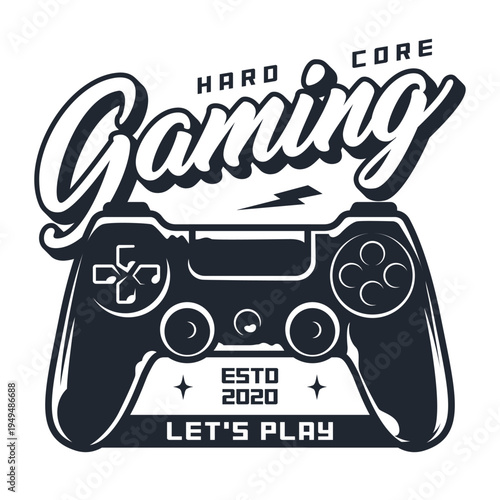 Hard core gaming image design