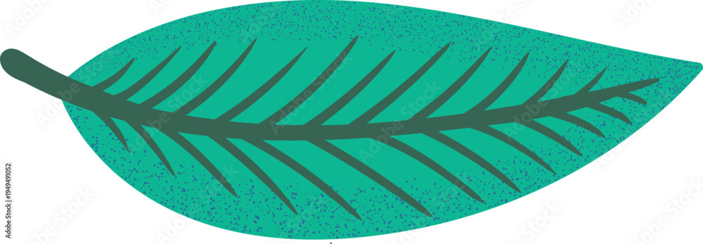 Fototapeta premium Leaf With Vein Texture