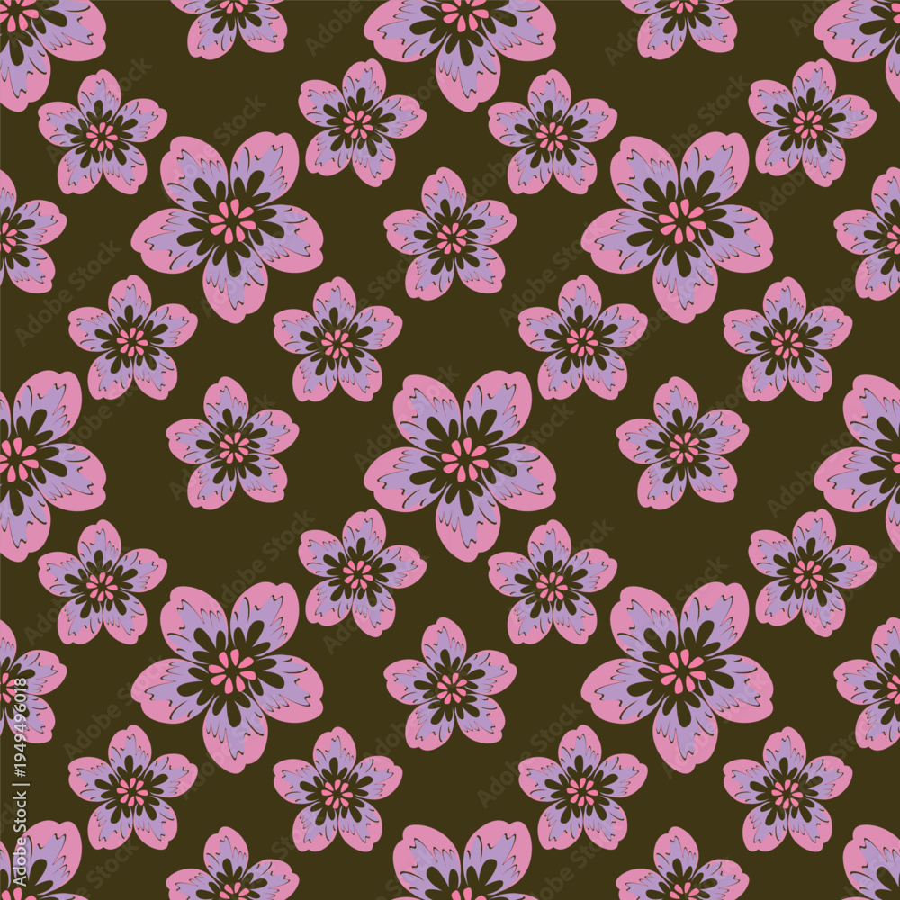 Fototapeta premium seamless floral pattern